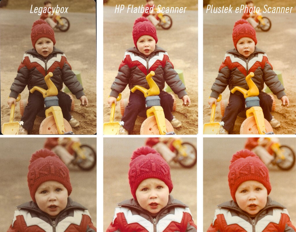 Photo Quality of Legacy Box on John Image