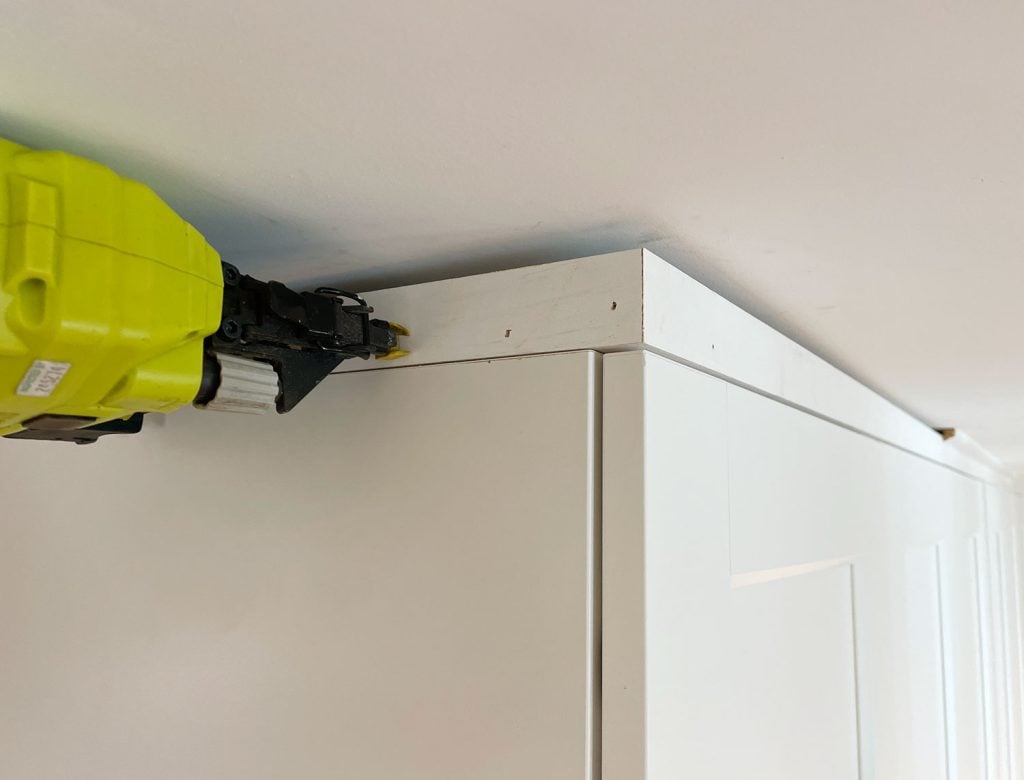 bedroom-pax-nailing-trim-on-side-1024x780-1 Nailing Trim To Top Of Built In Ikea Pax Wardrobe