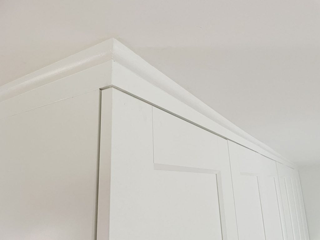 bedroom-pax-quarter-round-added-1024x768-1 Finished and painted quarter round molding that makes Ikea Pax Wardrobes look built in