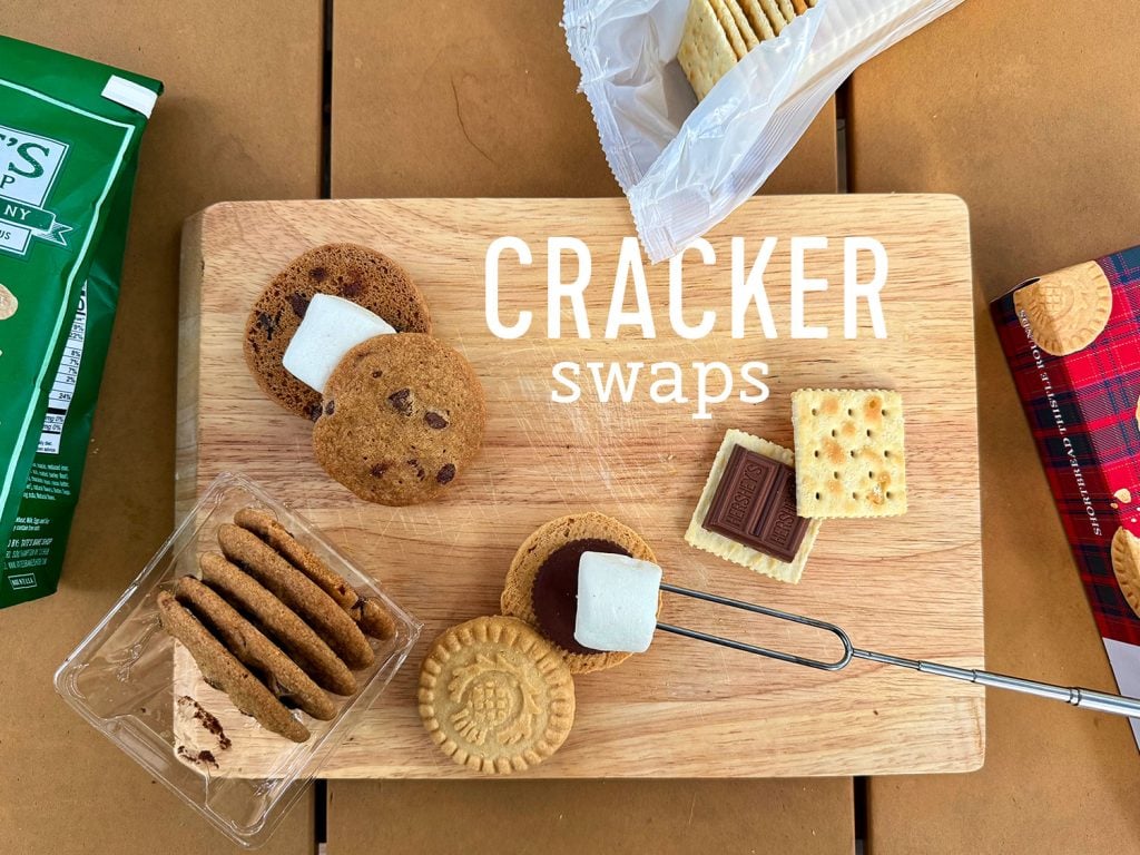 cracker-swap-smores-ingredients-1024x768-1 Upraded Smores With Graham Cracker Alternatives Like Cookies and Saltines