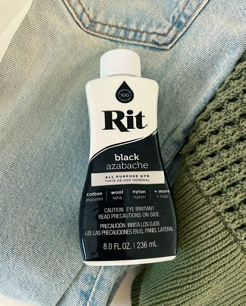 dye-clothes-rit-dye-bottle-822x1024-1 Bottle of Black Rit Fabric Dye