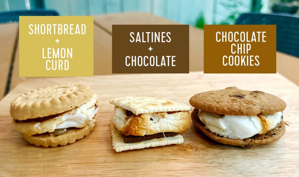 graham-cracker-alternatives-close-up-1024x607-1 Upgraded Smores With Saltines Shortbread Cookies and Chocolate Chip Cookies