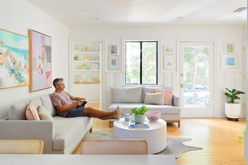 kitchen-sitting-area-two-loveseats-with-john-1024x681-1 John Sitting In Kitchen Sitting Area With Two Loveseats