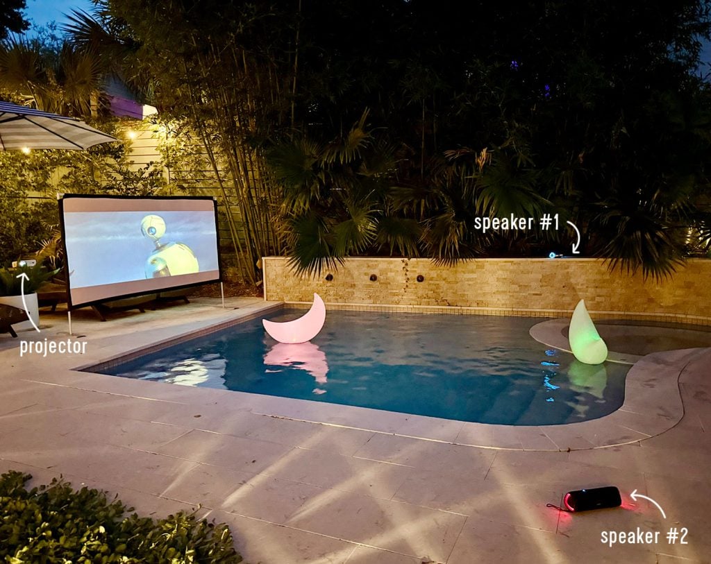 outdoor-movie-night-speaker-locations-1024x813-1 Outdoor Movie Night Bluetooth Speaker Location Set-Up
