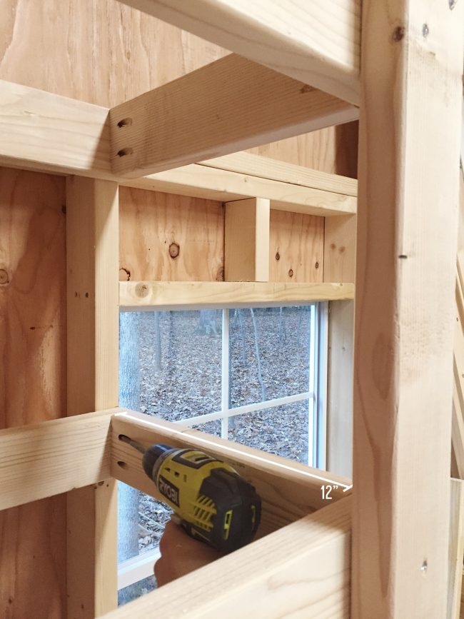 shed-storage-wood-shelves-horizontals-spacers-650x867-1 screwing side pieces into wood garage shelving