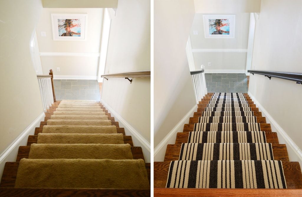 before-after-stair-runner-from-top-1024x667-1 Before And After of Stair Runner From Top of Stairs