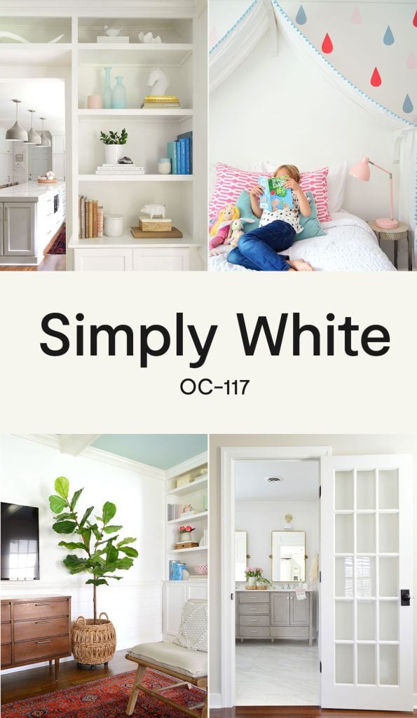 benjamin-moore-simply-white-collage-595x1024-1 Collage Of Spaces Using Benjamin Moore Simply White