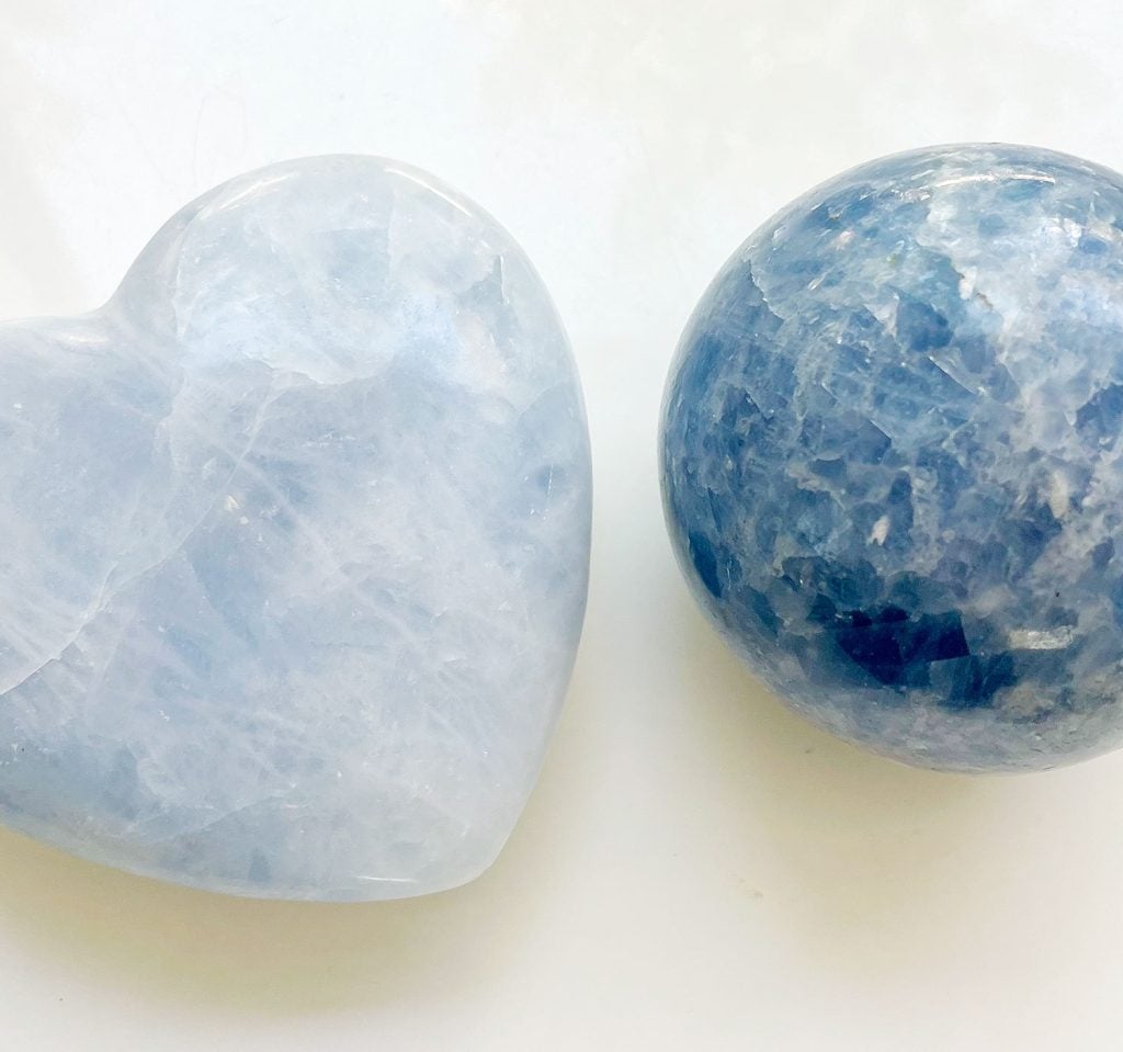 blue-calcite-heart-and-sphere-together-1024x959-1 Blue Calcite Crystal Heart And Polished Sphere