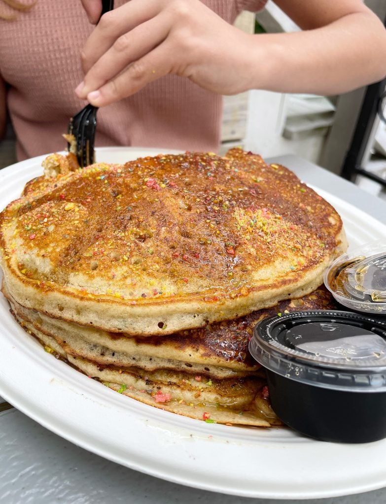 charleston-south-carolina-daps-pancake-783x1024-1 Fruity Pebble Pancake At Dabs Breakfast In Charleston South Carolina