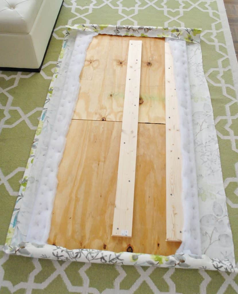diy-upholstered-headboard-second-fabric-edge-done-829x1024-1 Both ends of fabric headboard stapled around back of wood frame