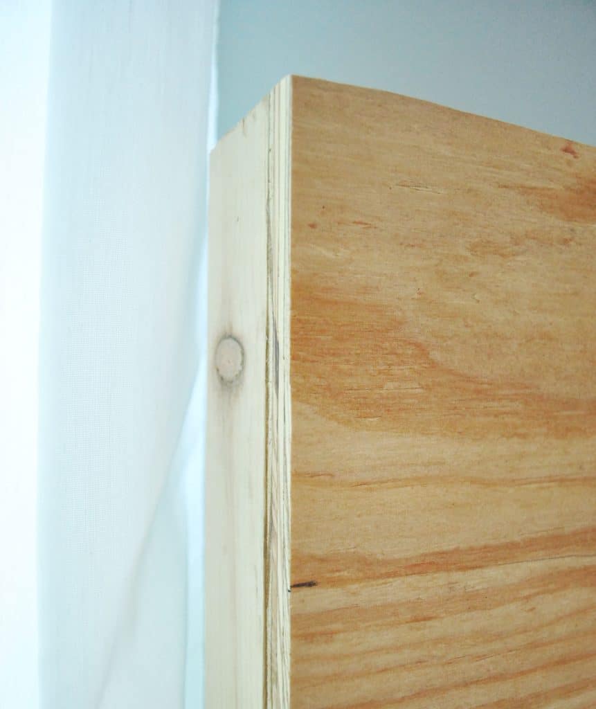 diy-upholstered-headboard-side-piece-finished-861x1024-1 DIY Upholstered Headboard Side Piece Finished