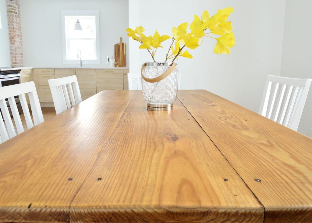 duplex-dining-table-blue-side-after-detail-1024x734-1 After Photo of Refinished Dining Table With Farmhouse Look