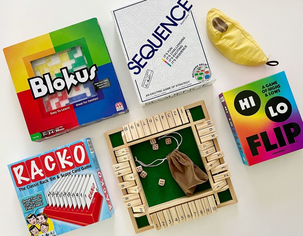 favorite-family-board-games-easy-to-learn-games-1024x798-1 Best Easy To Learn Board Games Blokus Sequence Bananagrams Racko Shut The Box Hi Lo Flip