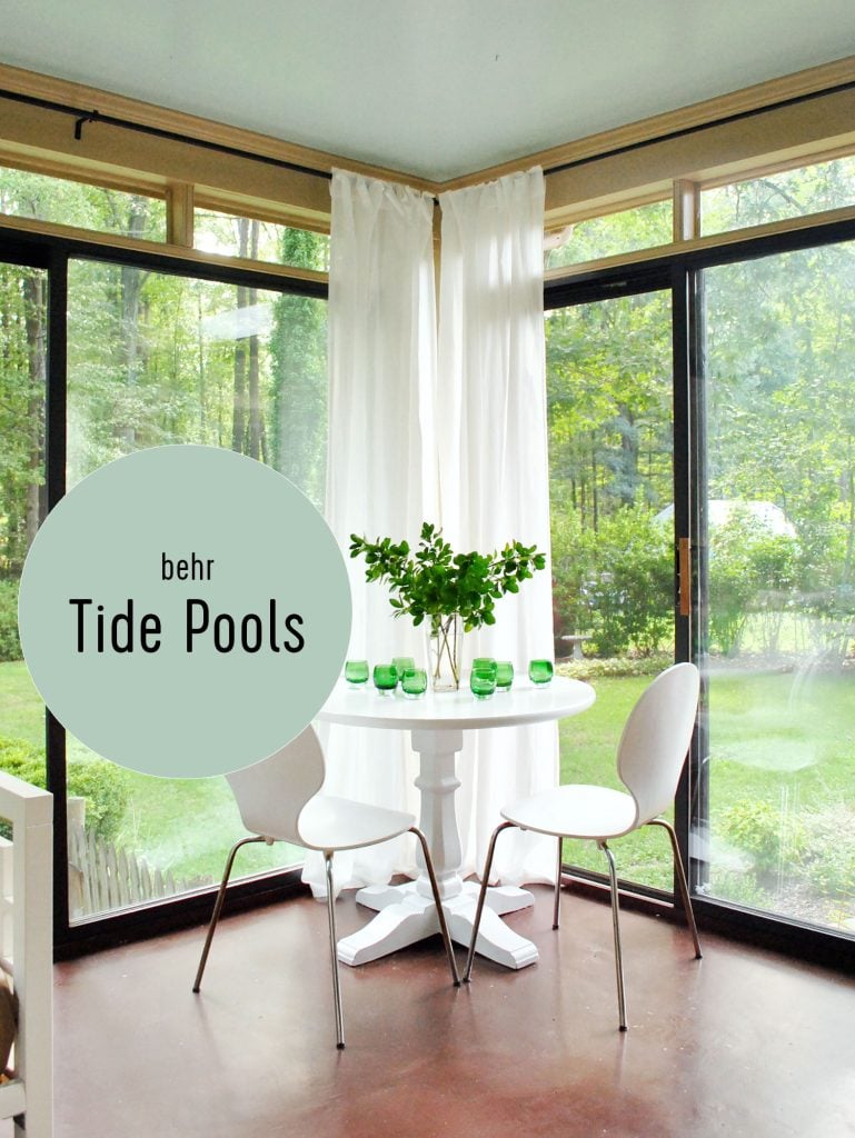haint-blue-sunroom-behr-tidepools-769x1024-1 Sunroom With Haint Blue Ceiling Behr Tide Pools