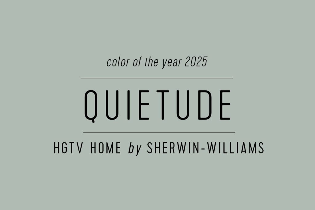 HGTV Home by Sherwin Williams 2025 Color of the Year Quietude