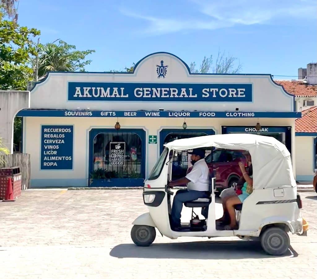 mexico-with-kids-akumal-general-store-1024x899-1 Akumal General Store With Small Taxi In Mexico