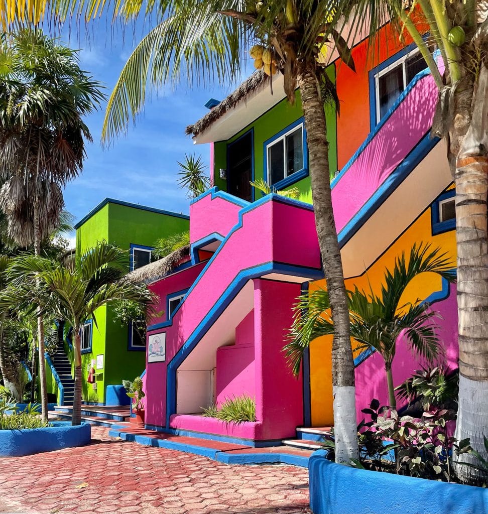 mexico-with-kids-colorful-buildings-972x1024-1 Colorful Buildings In Akumal Mexico