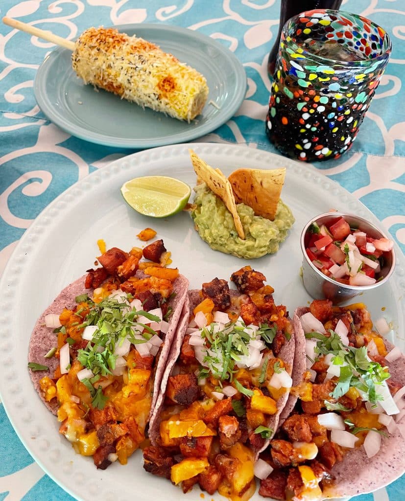 mexico-with-kids-turtle-bay-bakery-cafe-lunch-827x1024-1 Tacos At Turtle Bay Cafe In Akumal Mexico