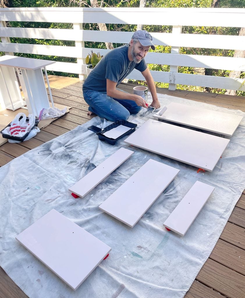 painting-ikea-cabinets-john-painting-vertical-842x1024-1 John Painting Ikea Cabinet Doors With Small Foam Roller