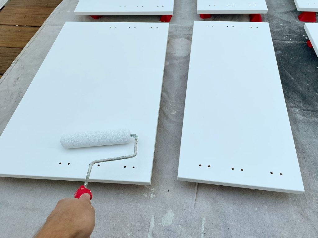 painting-ikea-cabinets-priming-backs-1024x768-1 Applying Primer To Cabinet Door With Small Foam Roller
