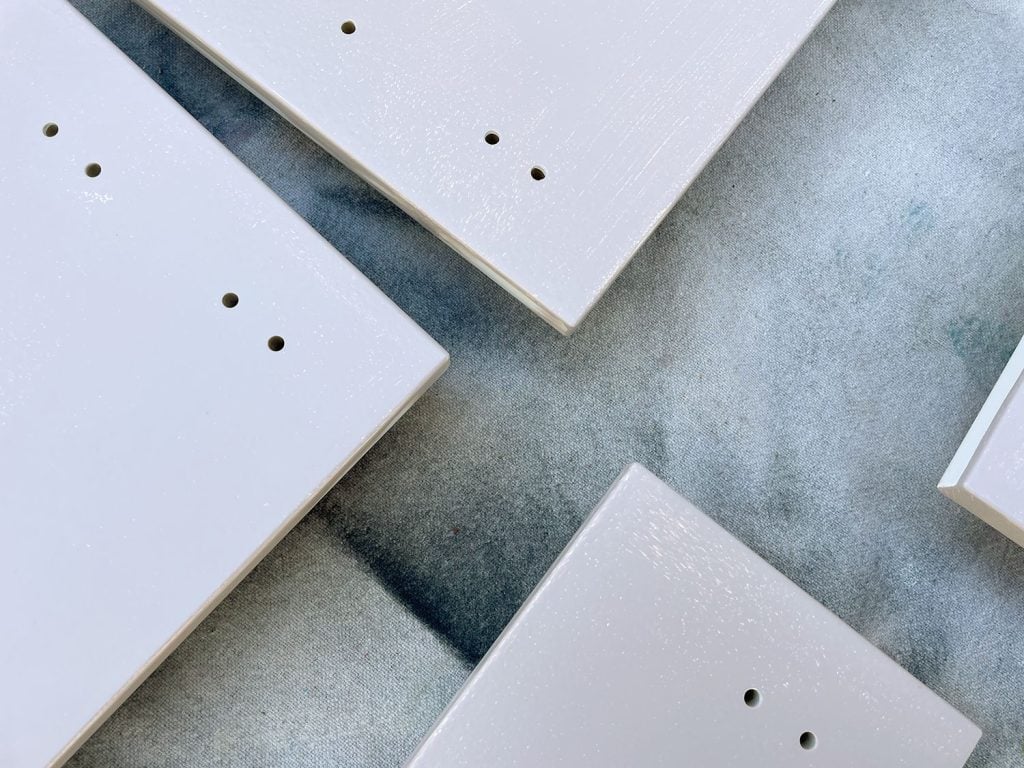painting-ikea-cabinets-spotty-first-coat-1024x768-1 Close Up On Patching First Coat Of Painted Ikea Cabinet Fronts