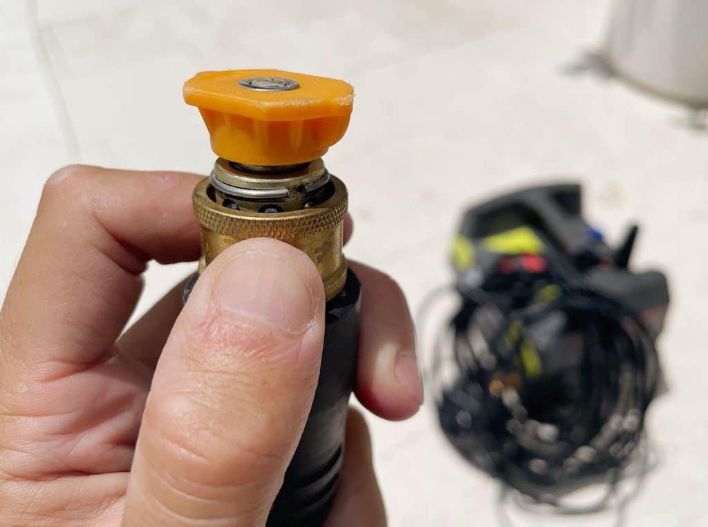 pressure-washing-101-change-nozzle-1024x763-1 Changing spray nozzle tip on Ryobi electric pressure washer