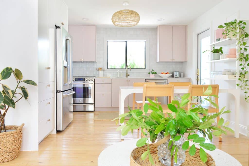 small-kitchen-full-straight-1024x681-1 Painted Ikea Kitchen With Tile Backsplash