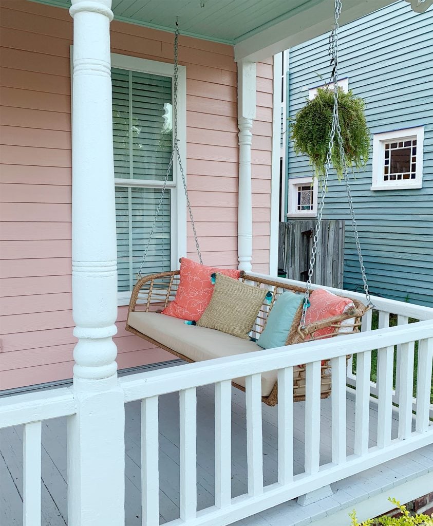 beach-house-updates-new-porch-swing-from-side-843x1024-1 Beach House Updates New Porch Swing From Side