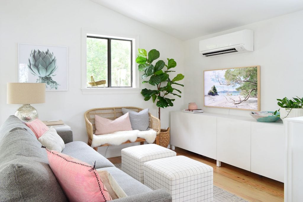 besta-cabinets-family-room-angle-1024x681-2 Living Room With Large White Ikea Besta Cabinet Media Console