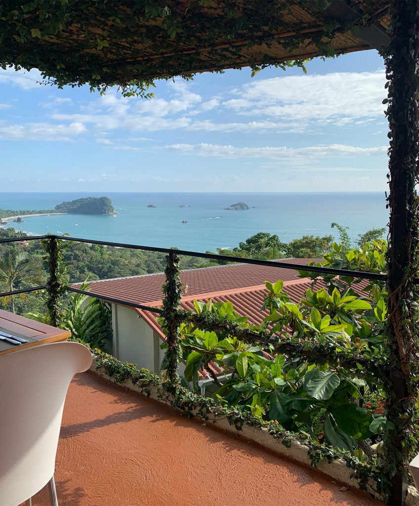 costa-rica-vacation-view-from-hotel-mariposa-848x1024-1 View From La Mariposa Hotel Restaurant In Manuel Antonio Costa Rica