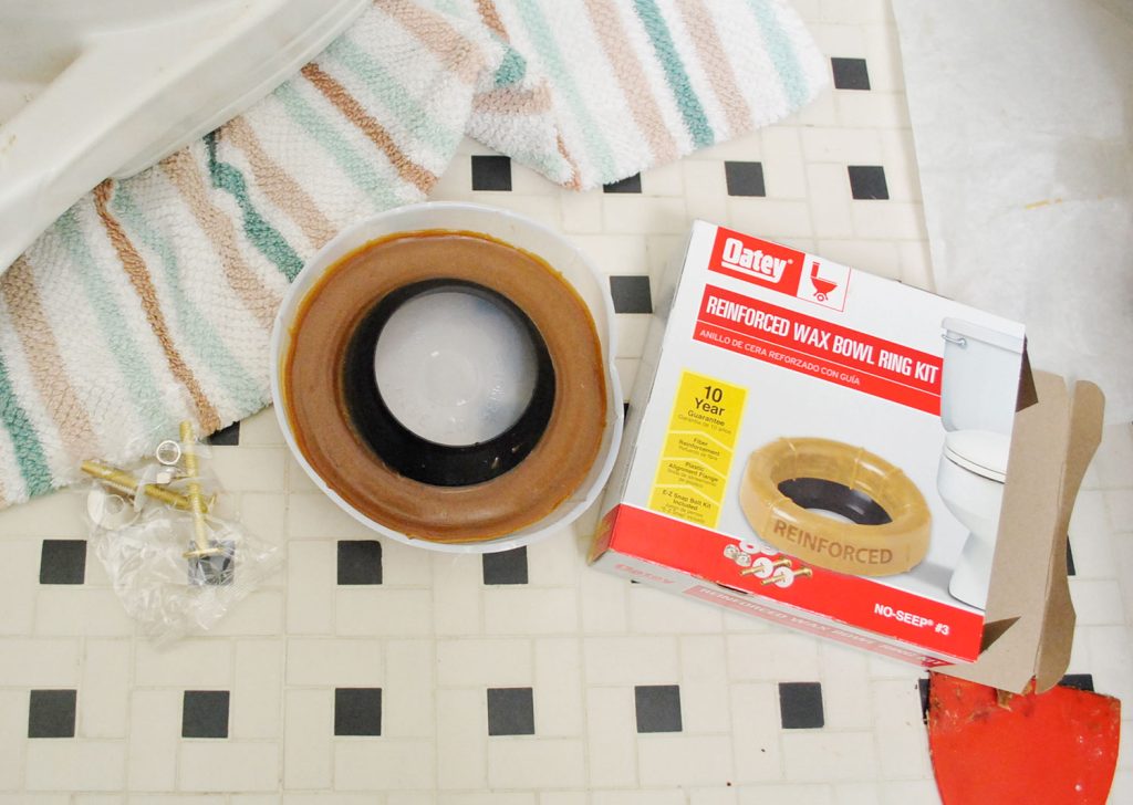 install-a-toilet-wax-ring-box-1024x728-1 Toilet Installation Wax Ring Kit With Bolts And Box