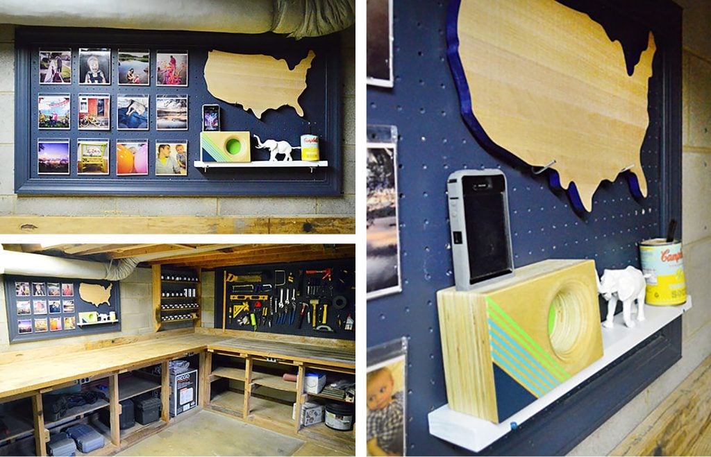 painted-shed-pegboard-1024x659-1 Collage of Painted Shed Pegboard Organization