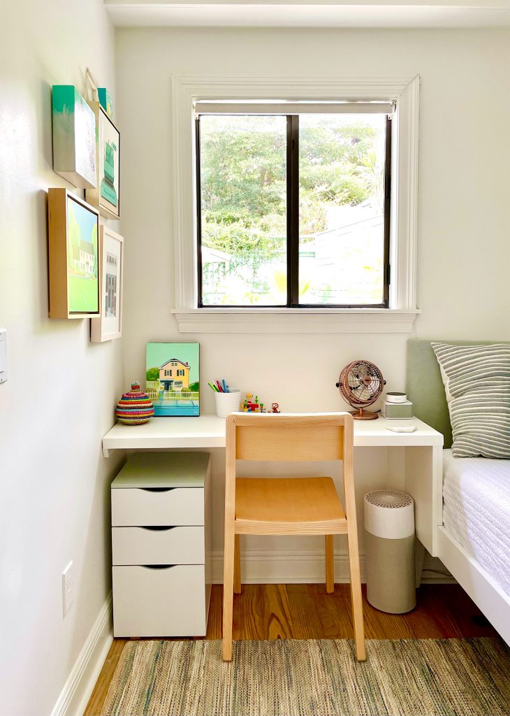smart-storage-drawers-under-desk-kids-room-730x1024-1 Boys Bedroom With Floating Wall Desk With File Storage Bookcase Underneath Next To Wood Chair