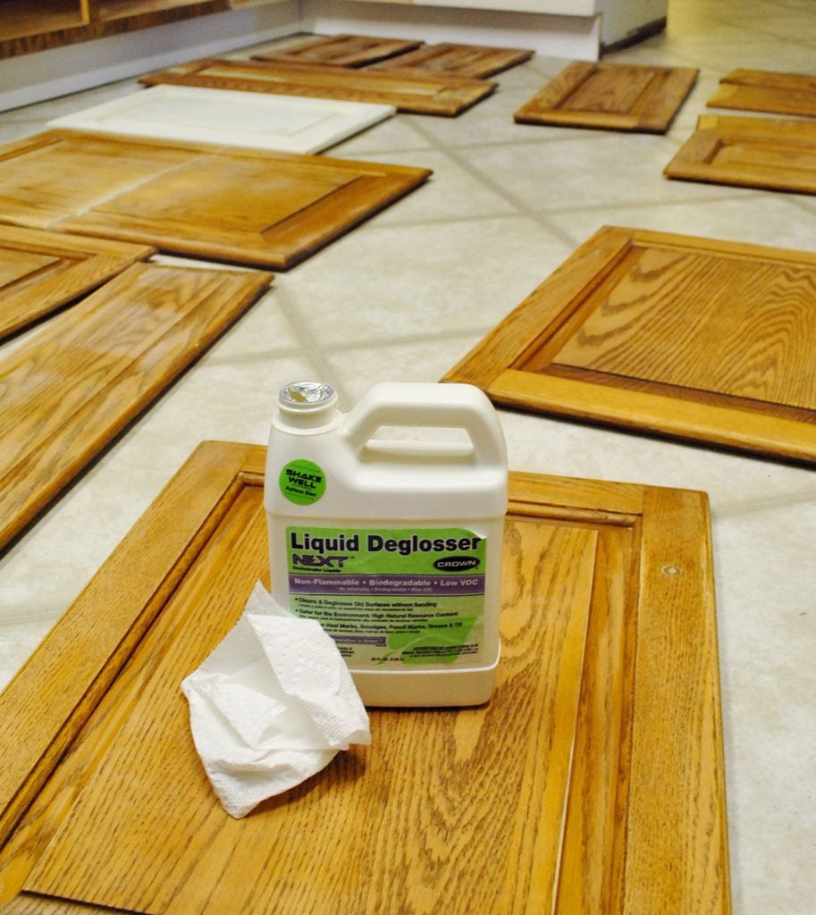 step-4-liquid-deglosser-on-wood-cabinets-913x1024-1 Liquid Deglosser On Wood Cabinets Before Painting
