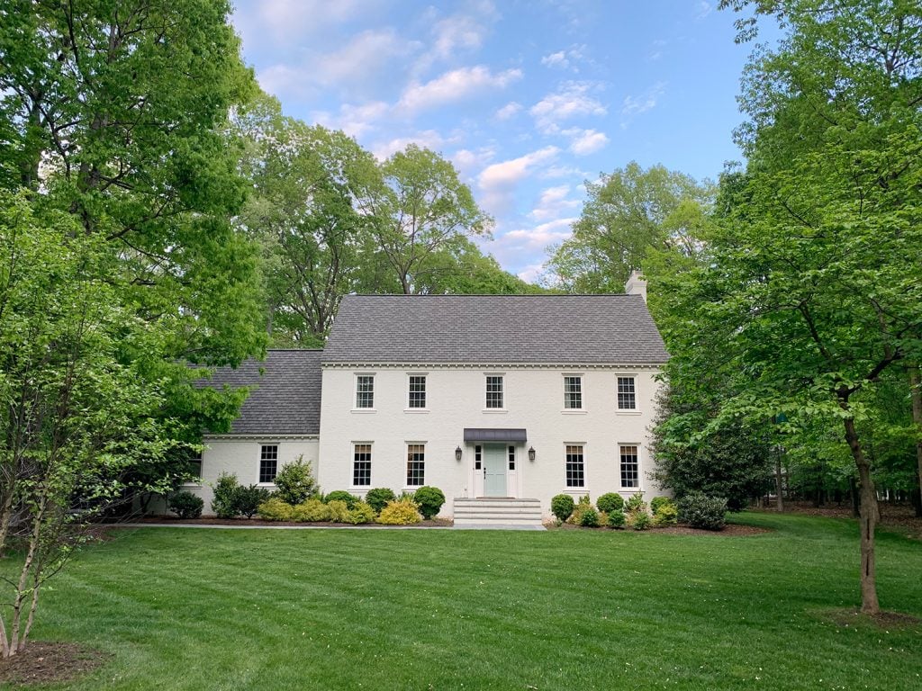 white-house-spring-after-full-1024x768-1 White brick house with large grassy yard