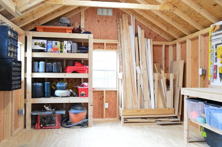 How To Build Easy DIY Garage Shelving