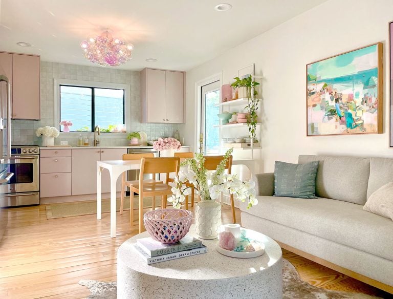 Our Small Kitchen With Attached Living Area