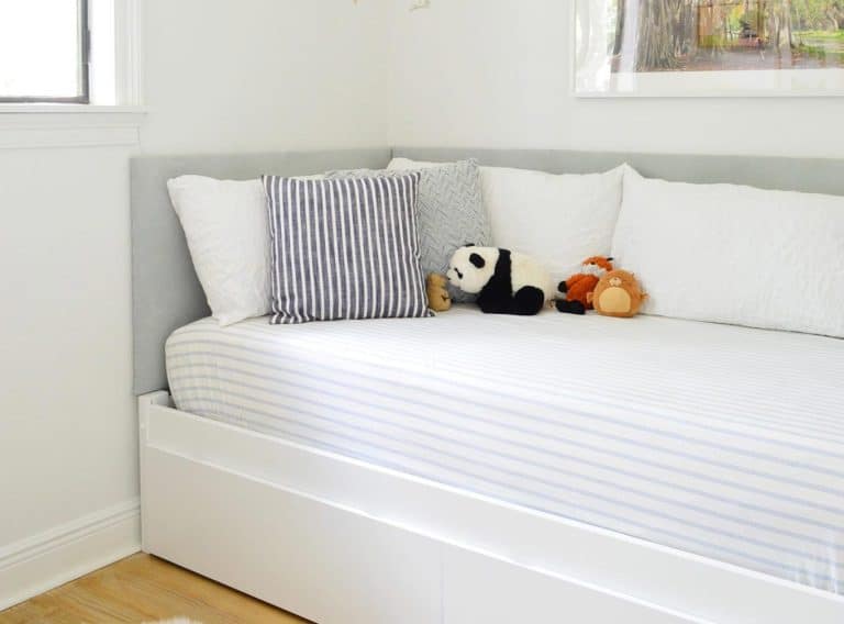 The Easiest DIY Headboard