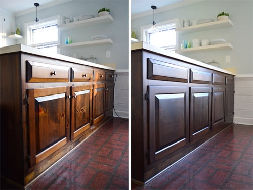 How To Stain Your Wood Cabinets Darker